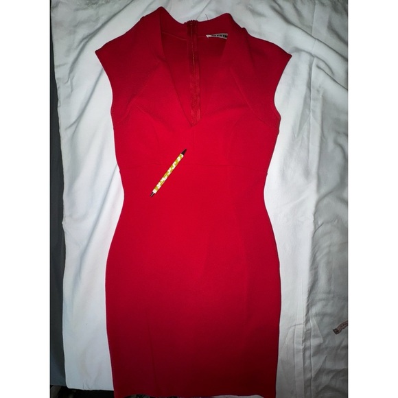 Mystic- Red Sleeveless Dress Size Medium - Picture 6 of 8